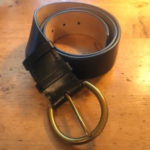 Polo Ralph Lauren Vachetta Wide Leather Belt